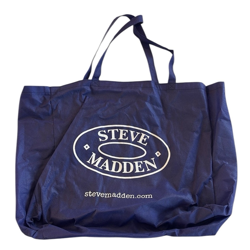 Steve Madden logo foldable shopping bag